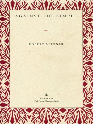 cover image of Against the Simple